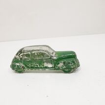 1942 Streamlined AUTOMOBILE Car VICTORY GLASS CANDY CONTAINER Vintage - $17.99