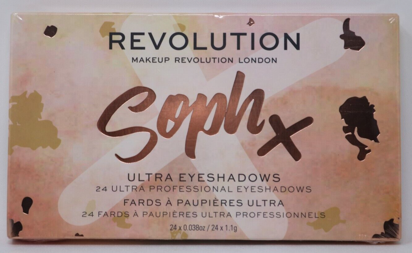 Makeup Revolution Soph X Ultra Eyeshadow Palette - 24 Shadows - Brand New