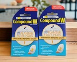 2pk Compound W One Step Plantar Wart Foot Pads 2x20=40 Medicated Pads 4/... - $16.03