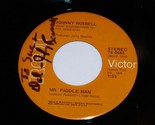 Johnny Russell Autographed 45 Rpm Record Mr. Fiddle Man Crying Takes Mor... - $199.99