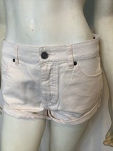 Volcom Jeans Stoned Short Pale Pink Jean Shorts Size 5 - £11.25 GBP