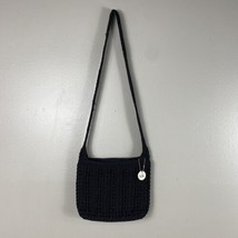 The Sak Knit Purse Cross Body Shoulder Bag 8.5&quot;x7&quot; Black - £10.93 GBP