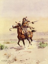 Nobleman of the Plains by Charles M Russell Western Giclee Art Print Ships Free - £31.10 GBP+