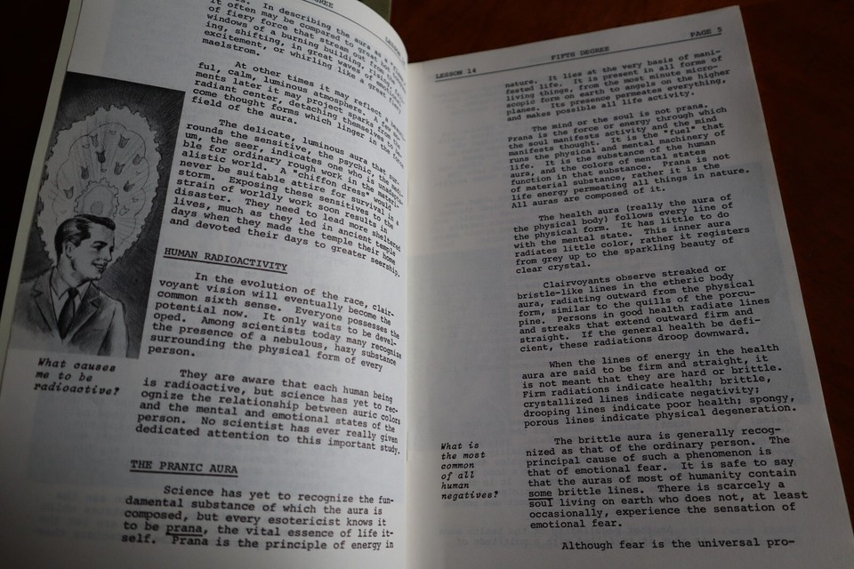 4x Astara's Book of Life 5th Degree Lessons 2 3 6 7 12 13 14 15 School 1973/74 Item image 13