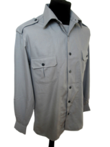 New vintage 1980s Italian Guardia di Finanza wool shirt military army de... - £19.52 GBP