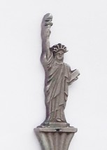 Collector Souvenir Spoon USA New York Statue of Liberty Pewter - £10.38 GBP
