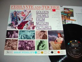 Ferrante &amp; Teicher Lp Golden Themes Motion Pictures   United Artists Ual3210 - £9.75 GBP