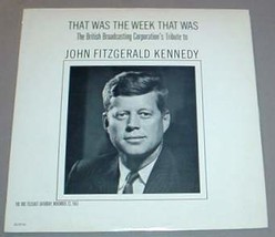 John F. Kennedy Lp   Bbc Tribute That Was Week That Was - £10.73 GBP