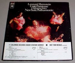 Ny Phil. Leonard Bernstein Lp   Gaite Parisienne - £10.19 GBP