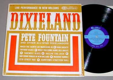 Primary image for PETE FOUNTAIN LP - DIXIELAND New Orleans Live (1962)