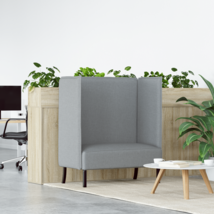  Highback Sofa Light Gray 42.9x22x47.6 in Fabric - $6,128.54 MXN