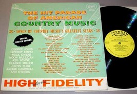 Hit Parade Of American Country Music 2 Lp   Starday 184 - £27.67 GBP