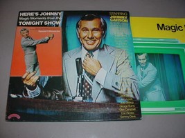 JOHNNY CARSON 2 LP Here&#39;s Johnny, Magic Moments from the Tonight Show - $12.25