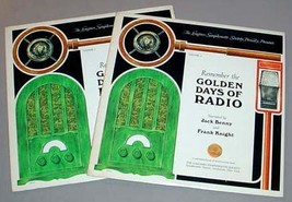 Golden Days Of Radio 2 Lp Record Set   Jack Benny - £13.70 GBP