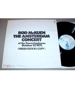 ROD McKUEN 2 LP - AUTOGRAPHED &amp; POSTER Presentation Copy Amsterdam Concert - $102.56 CAD