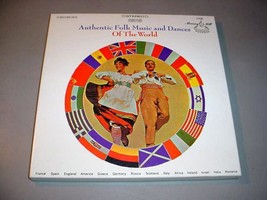 Authentic Folk Music &amp; Dances Of The World 7 Lp Box   Murray Hill S 4185 - £23.89 GBP