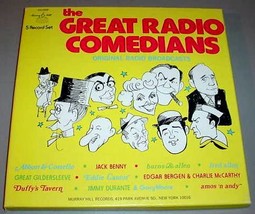 Great Radio Comedians 5 Lp Box Set + Obituaries Benny, Durante, Cantor, Burns - £20.00 GBP