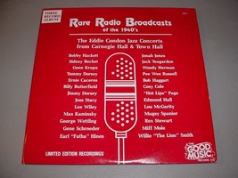 Eddie Condon Jazz Concerts 3 Lp Rare Radio Broadcasts Of 1940s - £23.69 GBP