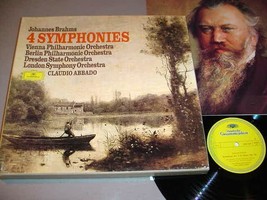 Johannes Brahms 4 Symphonies 4 Lp Box Import Claudio Abbado - £15.46 GBP