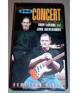 ANDY LAVERNE &amp; JOHN ABERCROMBIE VHS VIDEO - In Concert - $30.00