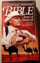 CHARLTON HESTON PRESENTS THE BIBLE VHS - Jesus Nazareth - £9.63 GBP