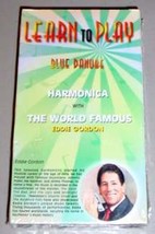 LEARN TO PLAY HARMONICA SEALED VHS - Eddie Gordon - $12.25