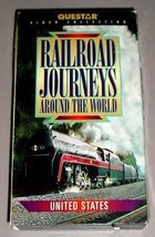 Railroad Journeys Around The World   U.S. Vhs Video - £11.99 GBP
