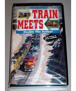TRAIN MEETS SEALED VHS - Two Trains at Every Location! - $24.95