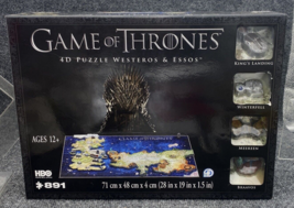 Game of Thrones 4D Cityscape Puzzle Westeros &amp; Essos Winterfell Braavos ... - £15.81 GBP