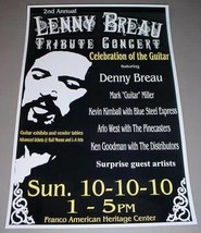 LENNY BREAU Lewiston, Maine Home Town Concert Tribute Poster - £19.94 GBP