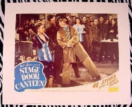 Stage Door Canteen Harpo Marx   Movie Lobby Card - £11.85 GBP