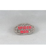Vintage Spider-Man Pin - Word Mark Webbing Background - Stamped Pin  - $26.12 CAD