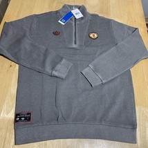 Adidas Manchester United Terrace Icons Half Zip Pullover Top Men&#39;s L NWT... - $64.35