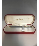 Sheaffer Rollerball Pen &amp; Cap Silver Gold Trim JONES DOUBLE REED PRODUCT... - $621.06 MXN