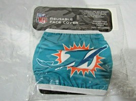 NFL Miami Dolphins Reusable Face Cover with Pocket For Filter FOCO - £11.94 GBP
