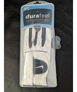 Nike Golf Glove Durafeel Womens Left Black White Golf Glove Sz L 22 cm NEW - $27.14 CAD