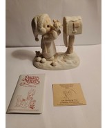 Precious Moments &quot;I&#39;m Sending You a White Christmas&quot; E-2829 1984 Figurin... - €7,28 EUR