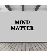 Mind Over Matter Vinyl Wall Decal Inspirational Quote - $164.78 MXN+