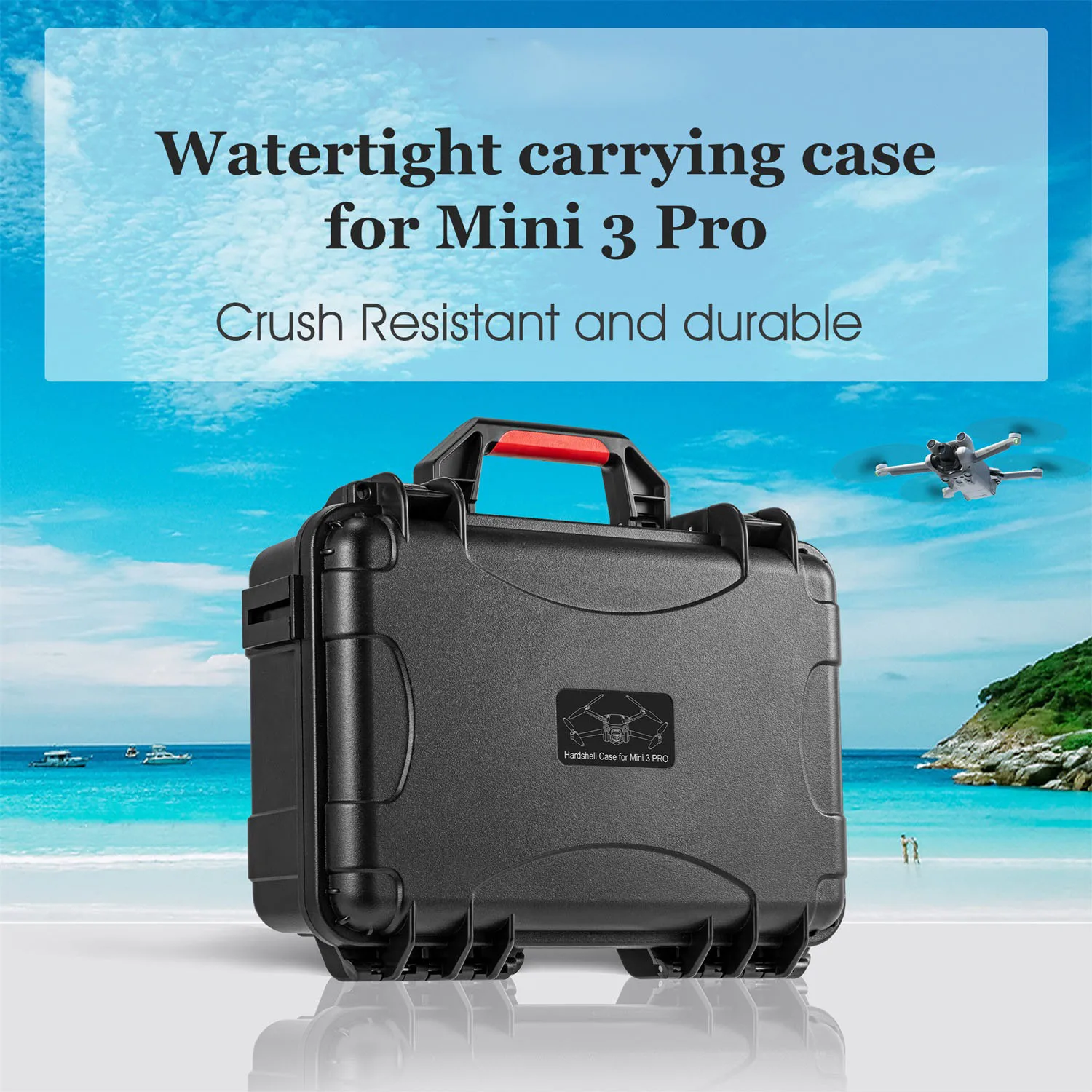 Dji Mini 3 Pro Drone Accessories Storage Case Bag Portable Suitcase Hard Shell W - $314.42