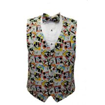 David&#39;s Formal Wear Cartoon Mouse Comic Strip Tuxedo Vest and Bow Tie Si... - $147.00