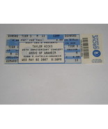 Taylor Hicks Concert Ticket 2007  Grove Of Anaheim Complete Unused Ticket - £15.65 GBP
