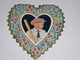 Baseball Valentine Vintage 1920&#39;s - 1930&#39;s - £20.02 GBP