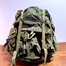 US Army Large ALICE Pack with Frame OD Green Field Pack Gear USGI Combat - $91.13