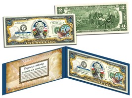 South Carolina $2 Statehood Sc State Two-Dollar U.S. Bill *Legal Tender* w/Folio - £10.40 GBP