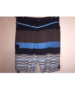 QUIKSILVER LEAN &amp; MEAN 4-WAY STRETCH BOARDSHORTS SZ 31 - £15.65 GBP