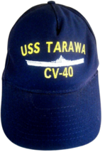USS TARAWA Ball Cap hat unisex adult Navy ship snapback USA made adjustable - £17.85 GBP