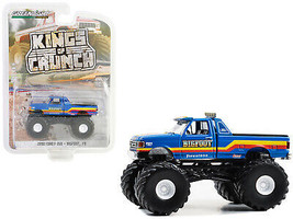 1990 Ford F-350 Monster Truck Blue w Red Yellow Stripes Bigfoot #9 Kings of Crun - £15.29 GBP