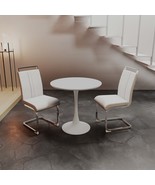 31.5" White Circular Tulip Dining Table & 2 Chairs Set - €305,61 EUR 31.5" White Circular Tulip Dining Table & 2 Chairs Set - €305,61 EUR