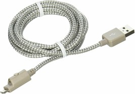 Xentris Charge/Sync Micro USB 6-Foot Durable Stylish Braided Cable - Beige - £6.33 GBP