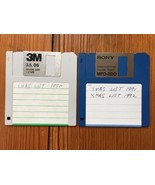 Vintage 1990s Macintosh Mac Formatted MFD-2DD Floppy Disk W/ Christmas L... - $19.70 CAD